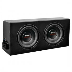 Dual 10'' Slim Design Powered Enclosure System (PLPR210A)