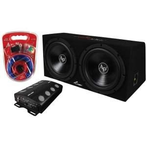 Audiopipe 2000W super bass combo package APSB1250CL