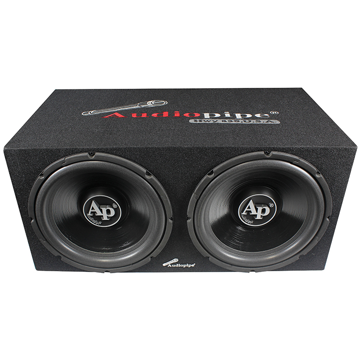 Audiopipe Super Bass Combo pack 600W Max Dual 12" Loaded Box Amp Amp Kit APSB1299PP - Image 2