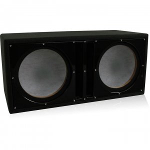 Belva Dual 10" Ported Empty Enclosure Black Face BBX210BK