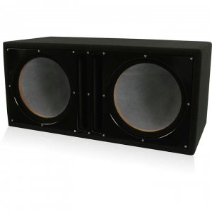 Alternative view of Belva Dual 10" Ported Empty Enclosure Black Face BBX210BK