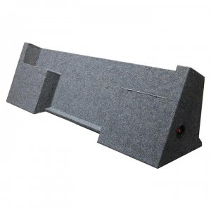 Alternative view of EMPTY WOOFER BOX DODGE X-CAB '96-'01; DUAL 12"; (BOXED) Under seat FRONT fire BQDODGE12