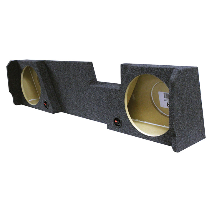 Qpower Dual 10" 2014-2016 GM/Chevy Double Cab Woofer Box BQGMC102014DCAB