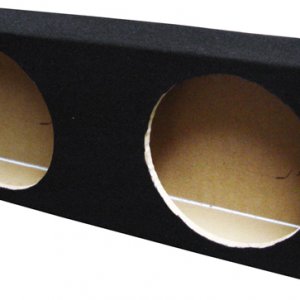 Qpower Dual 10" Shallow Mount Boxed BQSHALLOW10