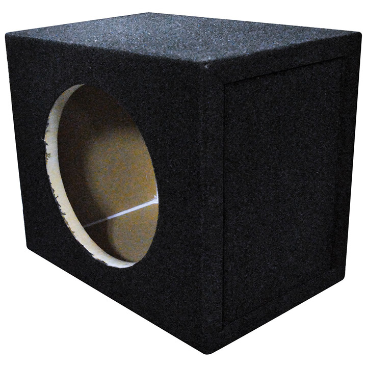 Qpower Single 8" Sealed Woofer Box BOXED BQSOLO8
