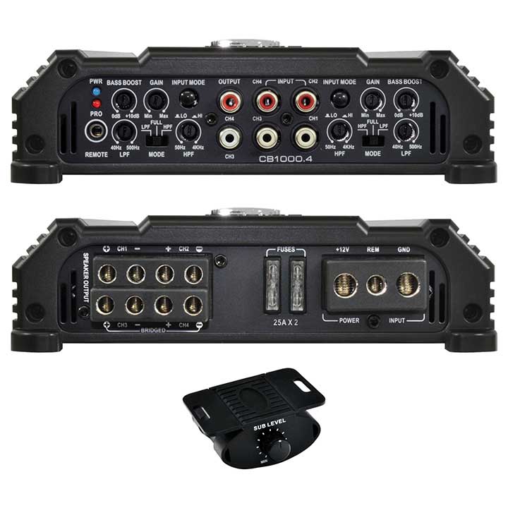 Orion Cobalt 4 Channel Amplifier 2000W Max CB1000.4 - Image 3