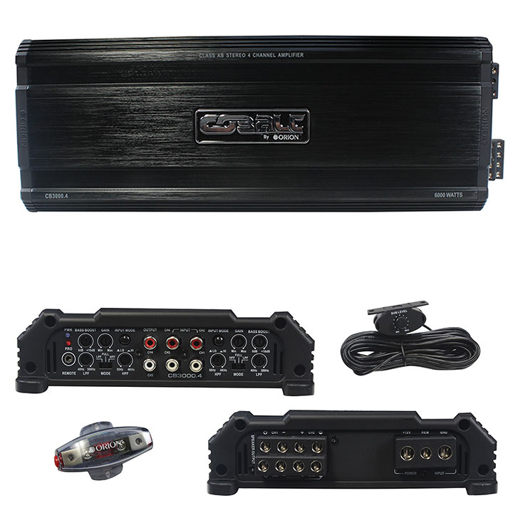 Orion Cobalt 4 Ch. Amplifier 6000 Watts CB30004