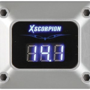 Xscorpion 3 Digit LED Digital Voltmeter-Silver DVM23SB