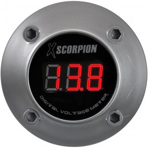 XSCORPION VOLTMETER DIGITAL 3 DIGIT LED DISPLAY SILVER DVM3RS