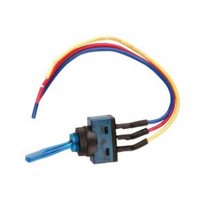 Nippon illuminated toggle switch with 6" lead wire blue ISECIT1220BLU
