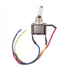 Nippon matel toggle switch with 6" lead wire red ISECMT1220RED