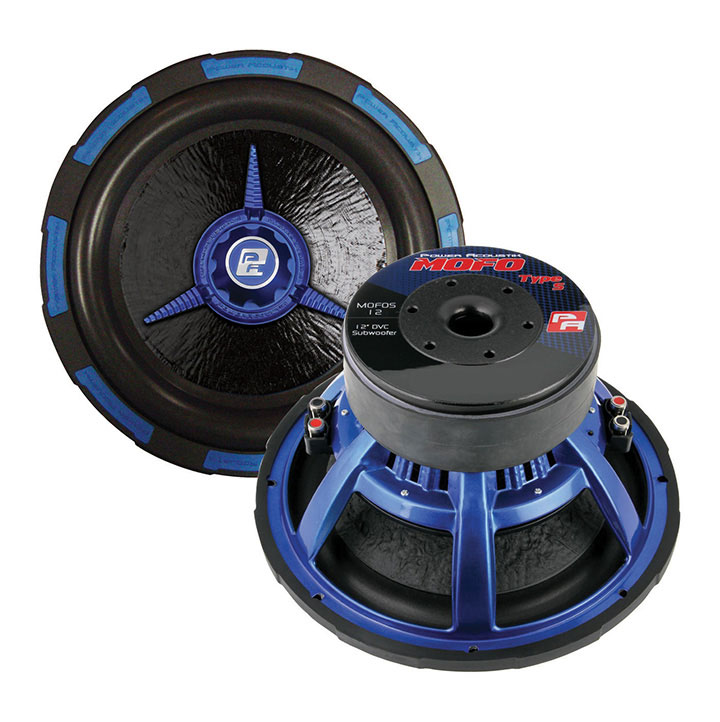 Power Acoustik 12" Woofer Dual 2 Ohm 2500W Max MOFOS12D2