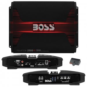 Boss PHANTOM 2500 Watts Monoblock Power Amplifier Remote Subwoofer Level Control PM2500