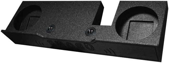 Qpower Bomb 2004 - 2008 Ford Extneded Cab Dual 12" Woofer Box Under seat downfire QBFORD122004