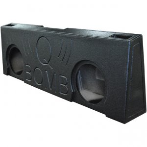 Qpower Dual 10" 2007-2013 Chevy Crew Cab Under Seat Upfire QBGMC07210
