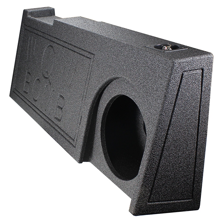 Qpower Qbomb empty Single Upfire Underseat 10" 2014-Current GMC Crew Cab 4 door QBGMC14110