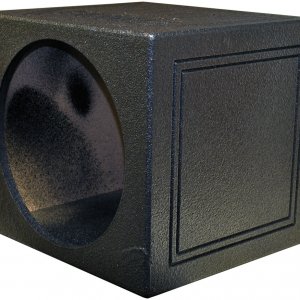 Qpower Single 15" Sealed Woofer Enclosure withh Bed Liner Spray QBOMB15SSINGLE