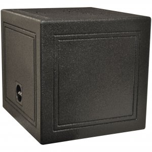 Alternative view of Qpower Single 15" Sealed Woofer Enclosure withh Bed Liner Spray QBOMB15SSINGLE