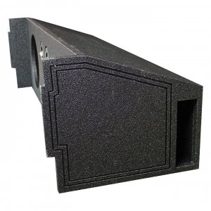 Alternative view of Qpower QBomb 2hole 10" Expedition/Suburban/Escalade/Tahoe 3/4" MDF Sprayed with Bedliner Vented QBSUV10V