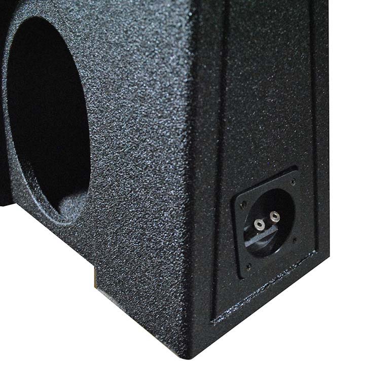 Qpower QBOMB Dual 12" Vented Empty Box Behind Seat Mount QBTRUCK212V - Image 3