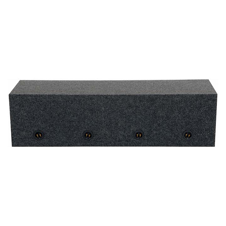 Qpower 12" 4 hole empty box 1" MDF QHD124HOLE - Image 4