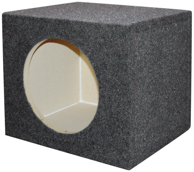 EMPTY WOOFER BOX 15" SQUARE QPOWER QSMPSQ15E