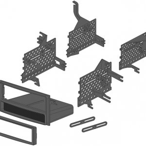 American Int'l 2007-13 Toyota Yaris Installation Kit TOYK993