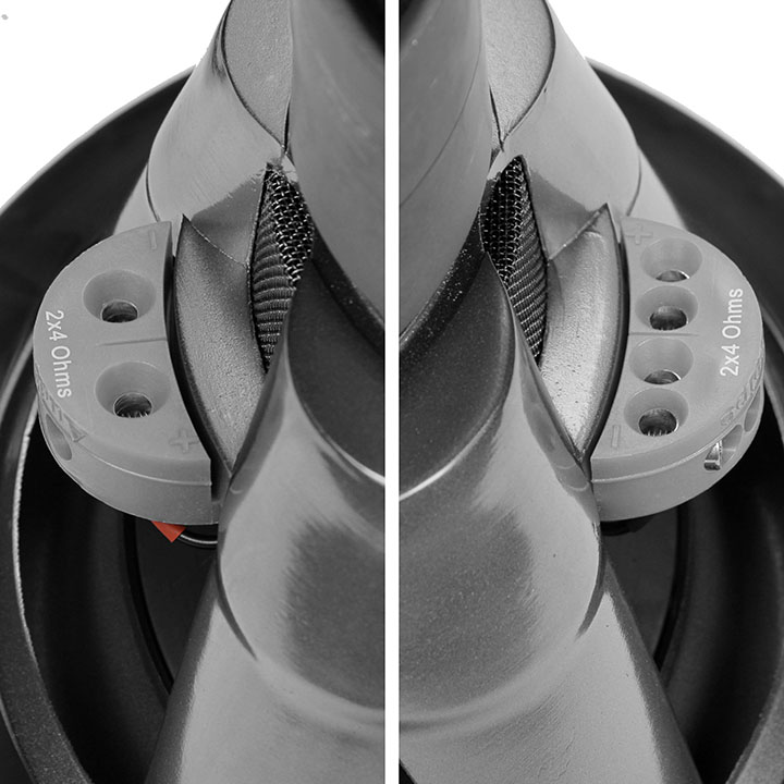 Audiopipe 12" Woofer 1600W Max 4 Ohm DVC Flat Gray TXXAPC12FG - Image 4