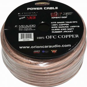 Orion XTR 100% Copper Wire 4 Gauge 100 ft Frost XPW4100FROST
